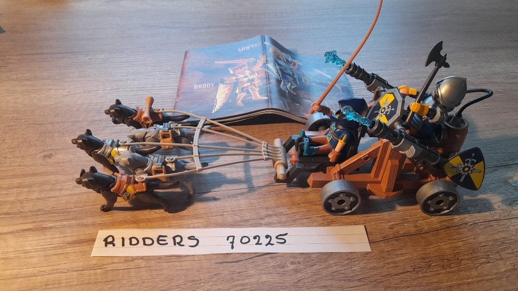 Playmobil Ridders 70225 met katapult en figuren, Complete set, Overige typen, Ophalen of Verzenden, Zo goed als nieuw