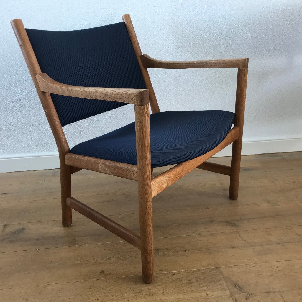 Carl Hansen CH52 Hans J. Wegner vintage fauteuil stoel, Gebruikt, 75 tot 100 cm, Ophalen of Verzenden, Nvt