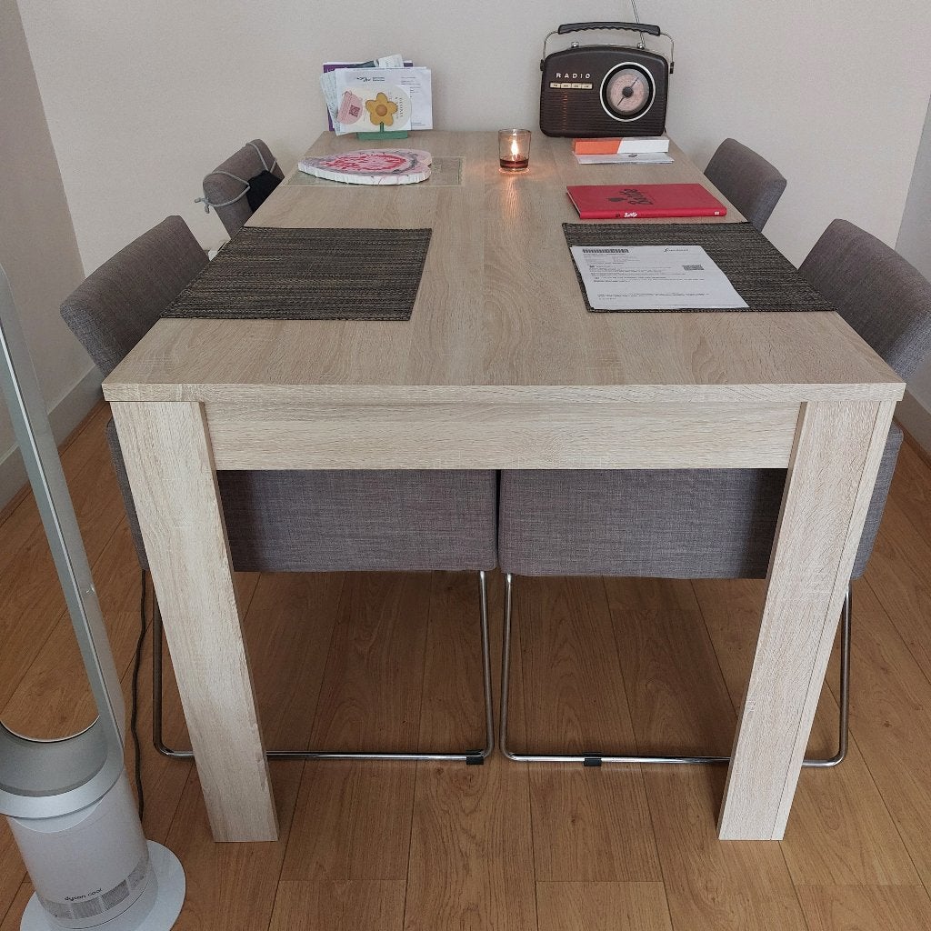 Eethoek en 4 stoelen, Ophalen, Gebruikt, Straks en modern, Vier