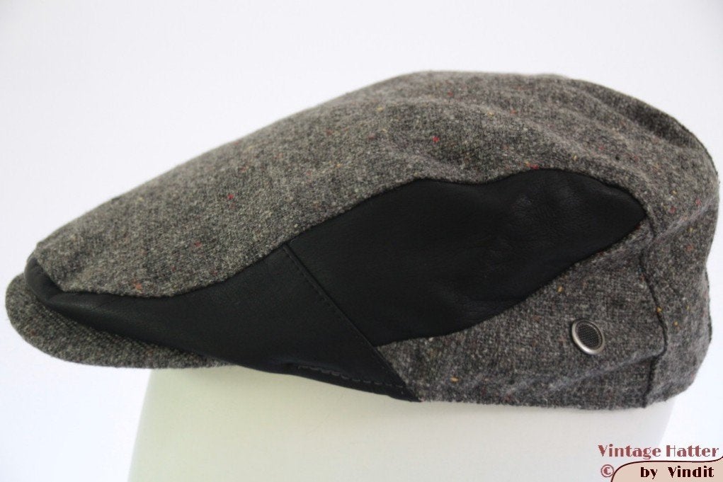 Platte pet Hawkins katoen-leer look grijs 59 en 60 Nieuw, Nieuw, Ophalen of Verzenden, Pet, 58 of 59 cm (L, 7¼ of ⅜ inch)