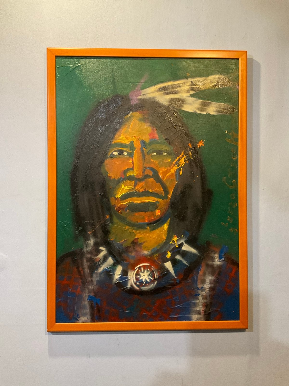 Espen Greger Hagen origineel werk , olieverf op doek, Ophalen of Verzenden
