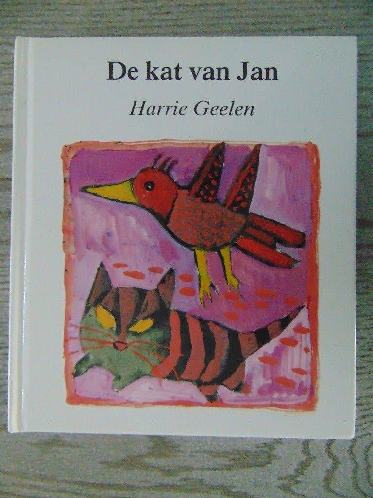 De kat van Jan - hardcover boekje - Harrie Geelen, Boeken, Fictie algemeen, Jongen of Meisje, Ophalen of Verzenden, Zo goed als nieuw