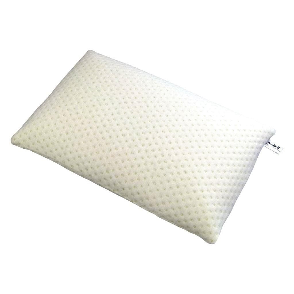 Melody Natuur Latex Kussen Medium 14 cm Hoogte, Verzenden, Wit, Dekbedovertrek, Nieuw