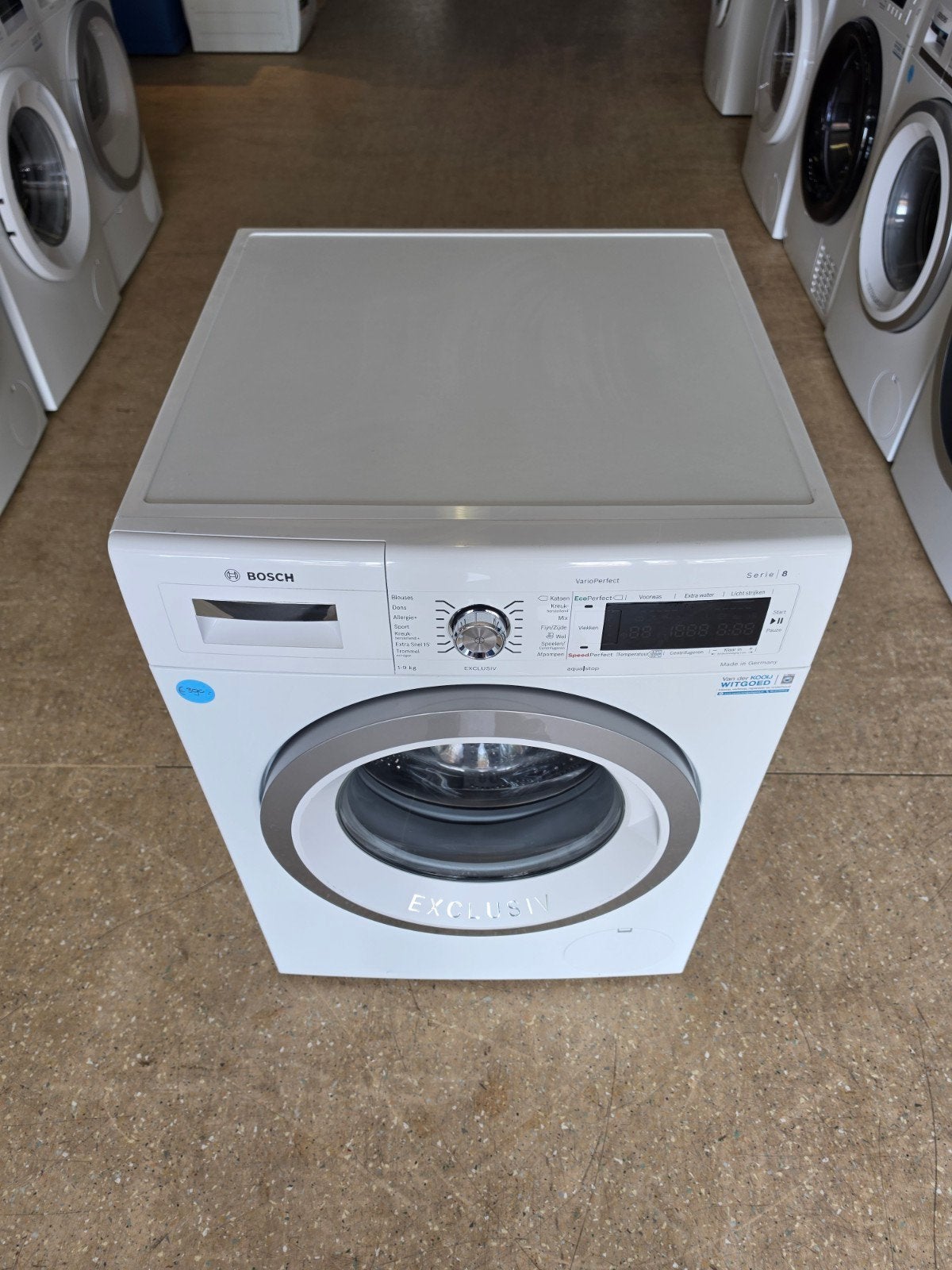 Bosch Serie 8 wasmachine | 9 kilo | 1600 toeren | Garantie ✅, Bosch, Jirnsum, 8 tot 10 kg, Ophalen of Verzenden