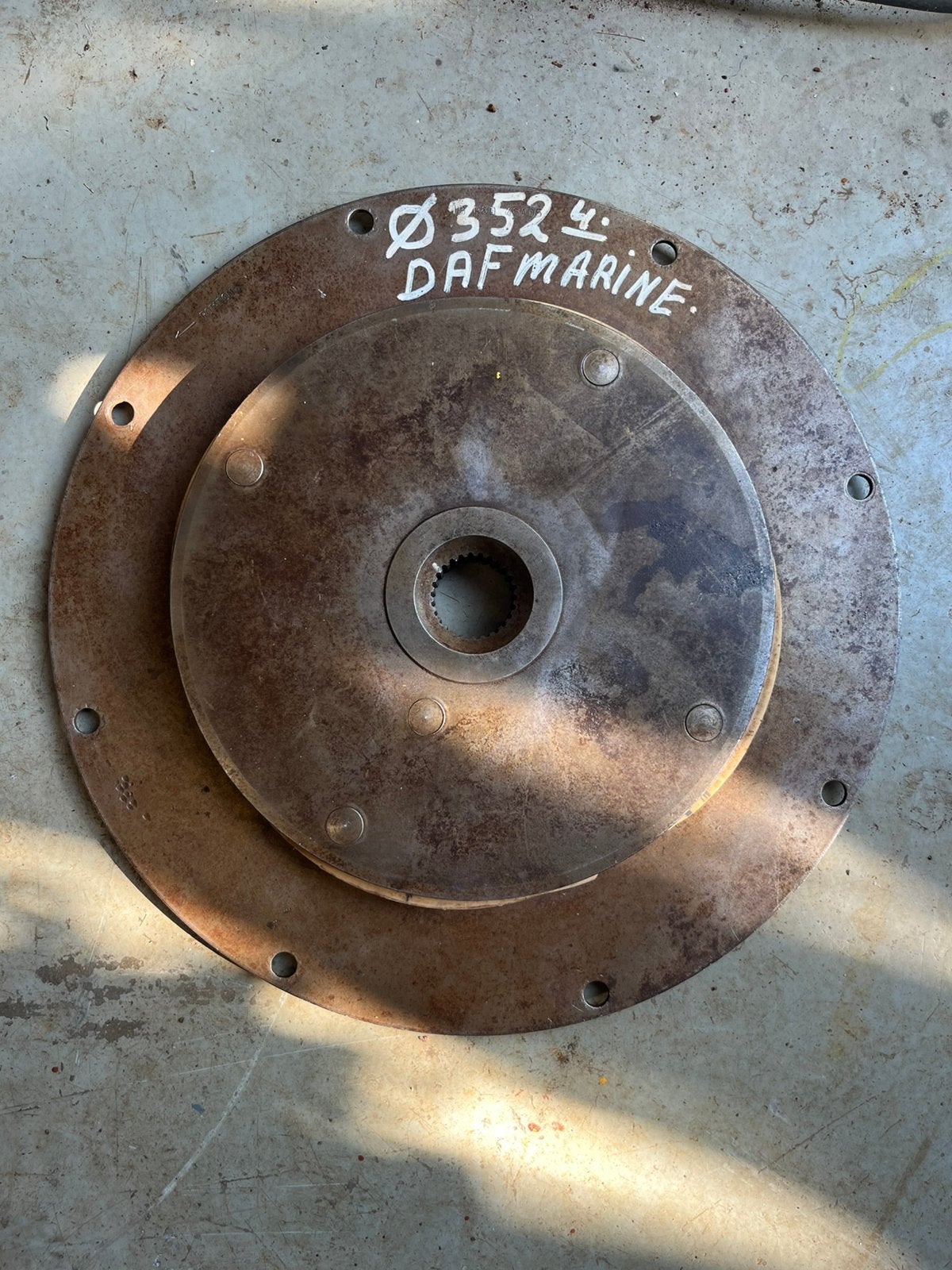 Demper plaat daf daf marine zf prm, Ophalen of Verzenden, Gebruikt, Motor en Techniek