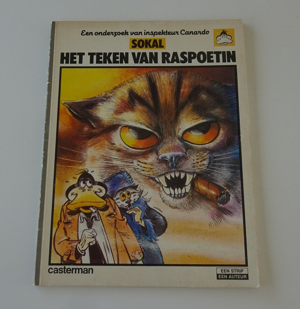 Het Teken van Raspoetin - Inspekteur Canardo - Sokal 1982, Boeken, Eén stripboek, Ophalen, Zo goed als nieuw
