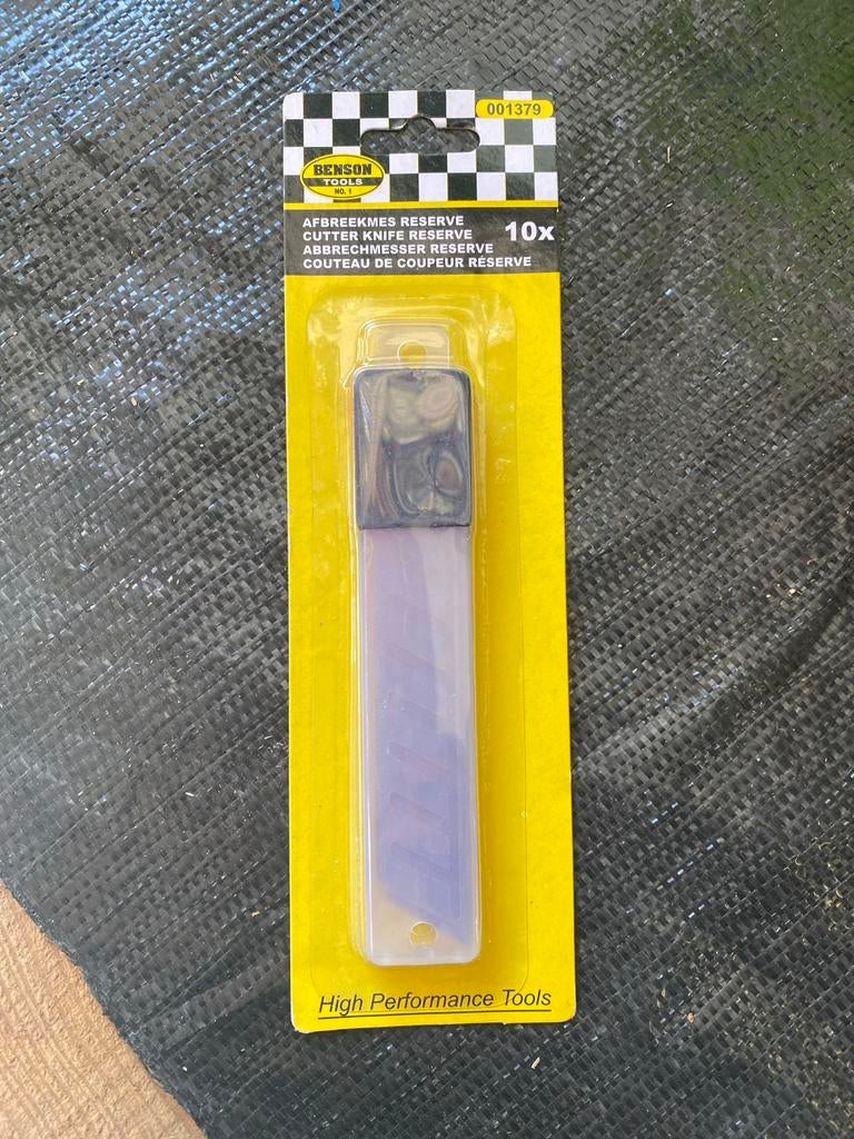 Benson Tools Afbreekmes Reserve - 10 stuks, Ophalen of Verzenden, Nieuw