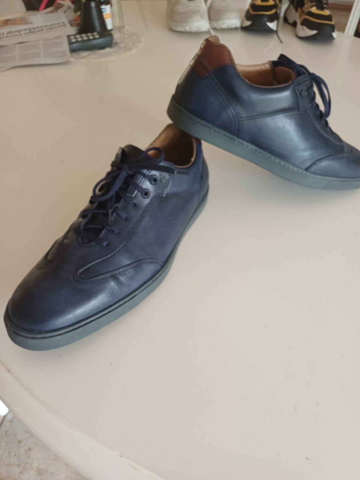 Supermooie ; Floris van Bommel , d.blauw , maat (44) 9., Blauw, Floris van Bommel, Ophalen of Verzenden, Zo goed als nieuw