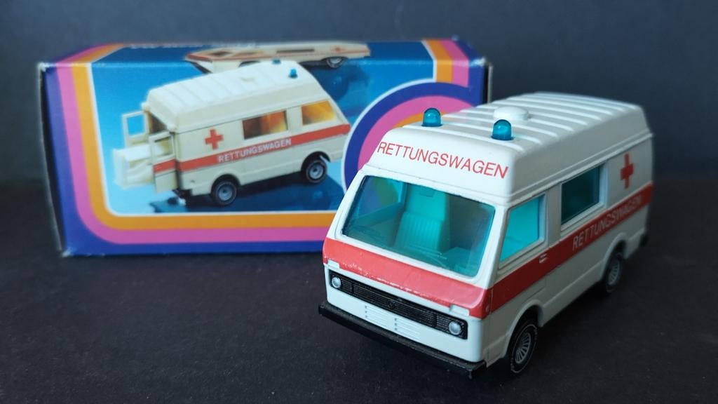 Volkswagen VW LT medi Mobil 1:55 Siku 1623 box Pol, Auto, Verzenden, 5880 Lüdenscheid Germany, Zo goed als nieuw