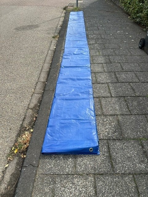 Afdekzeilen (250 gr), Ophalen, Zo goed als nieuw, 15 m² of meer, Zeil