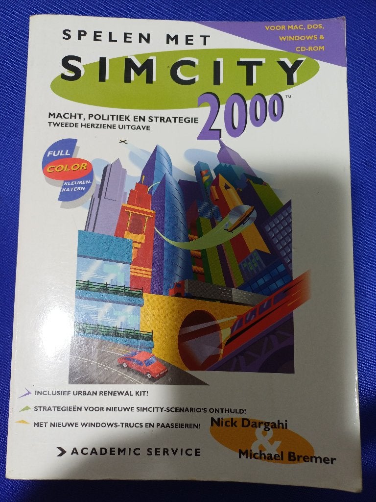 Simcity 2000 boek, Spelcomputers en Games, 1 speler, Eén computer, Ophalen of Verzenden, Zo goed als nieuw