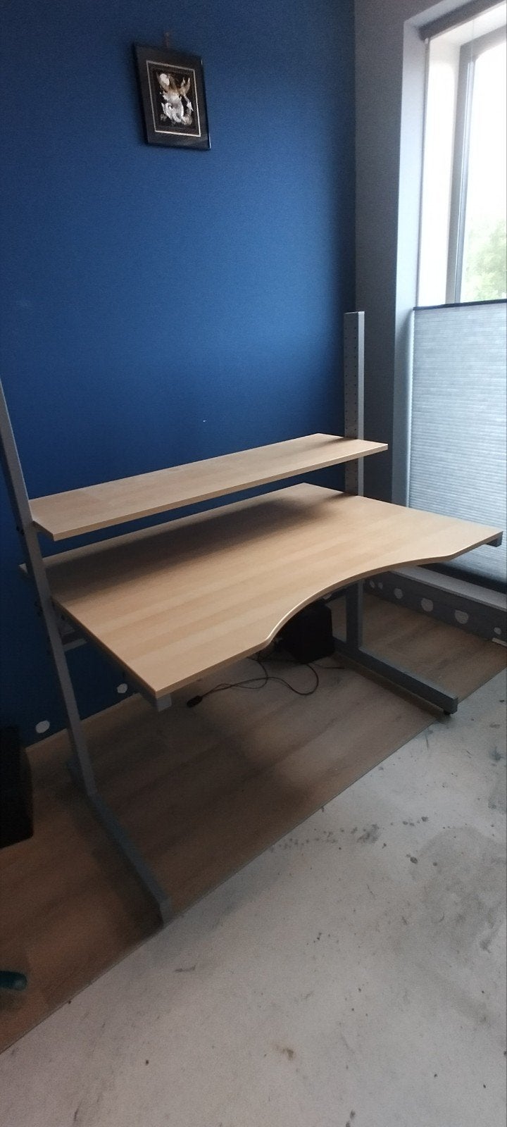 Ikea Jerker Computerbureau met opzetstuk, Ophalen, Opzetstuk, Gebruikt, Hout