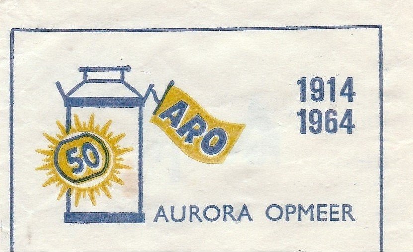 Aurora Opmeer - ARO melkbus 1964 melkfabriek zuivelfabriek, Ophalen of Verzenden