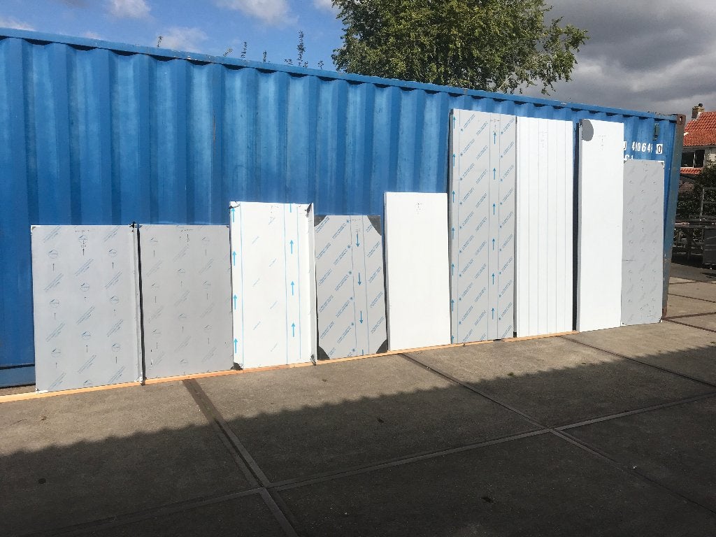 RVS werkbladen / keuken aanrecht werkbladen opleg elementen, Ophalen of Verzenden, Gebruikt, 25 tot 50 cm, Minder dan 100 cm