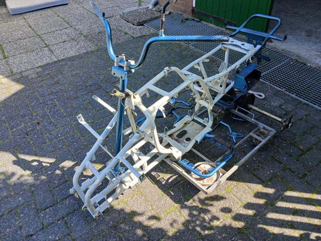 Quad shingray frame, Ophalen