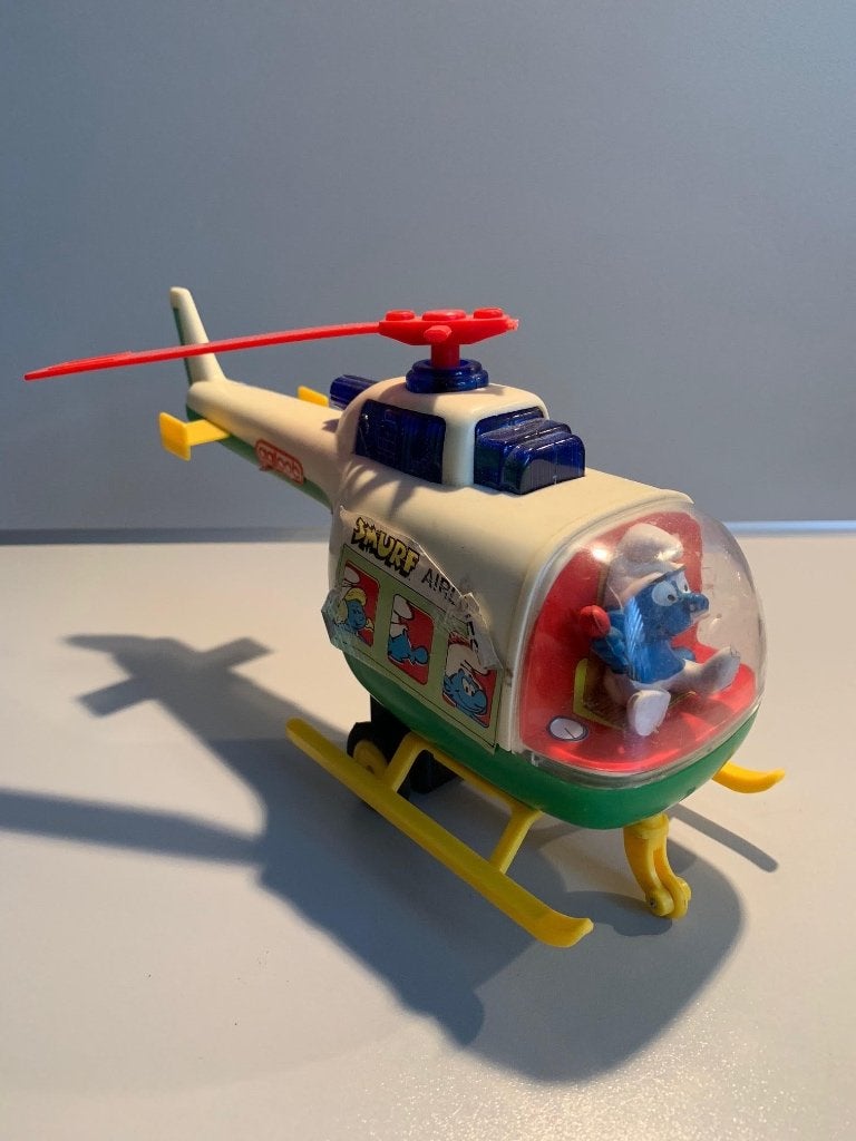 Helikopter van de Smurfen, Verzamelen, Smurfen, Ophalen, Zo goed als nieuw, Verschillende Smurfen, Poppetje, Figuurtje of Knuffel