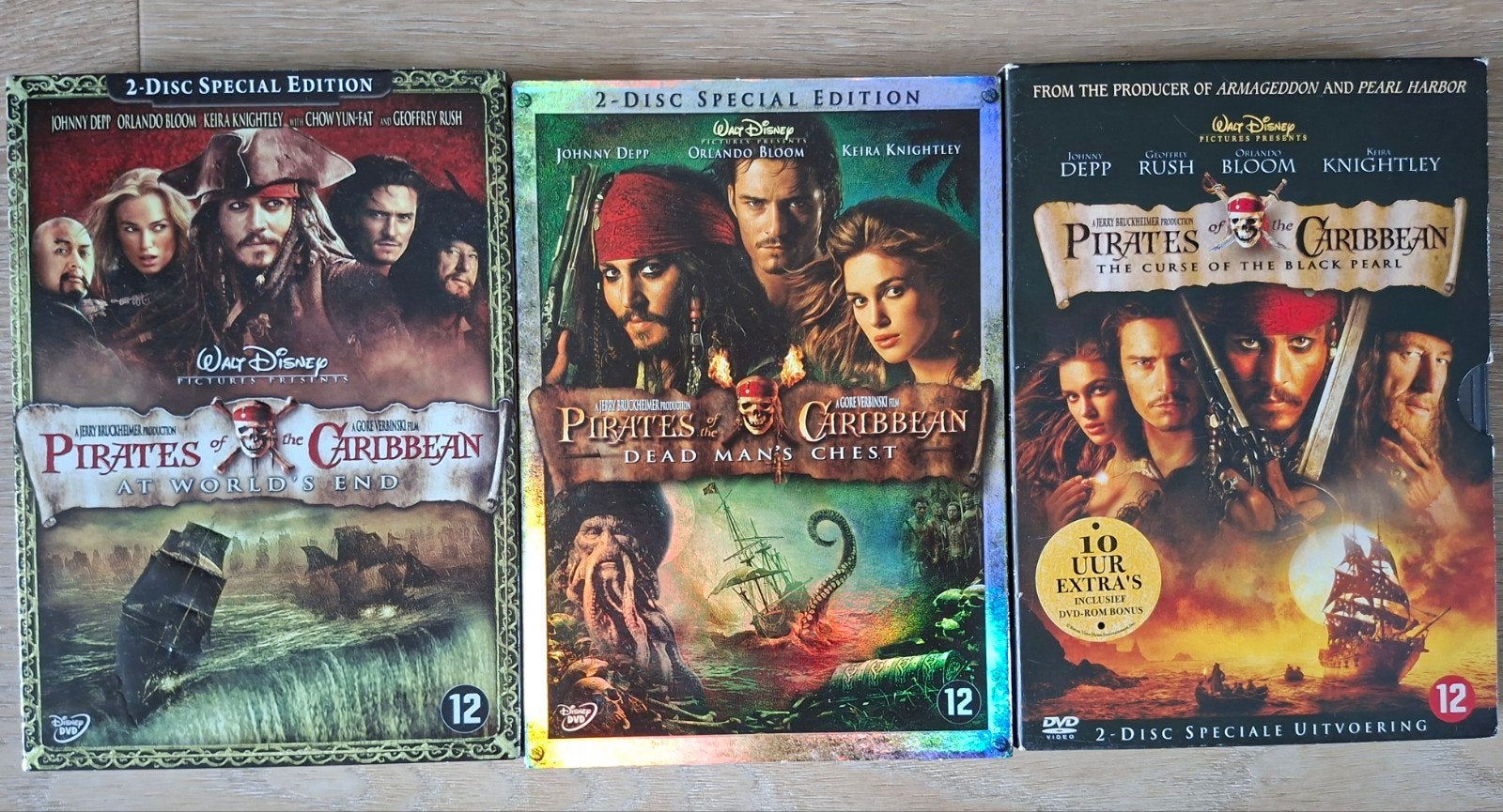 Pirates of the Caribbean DVD set - 3 Films Special Edition, Ophalen of Verzenden