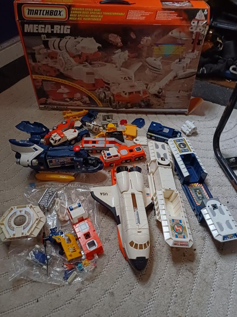 Vintage Matchbox mega rig, Ophalen, Gebruikt
