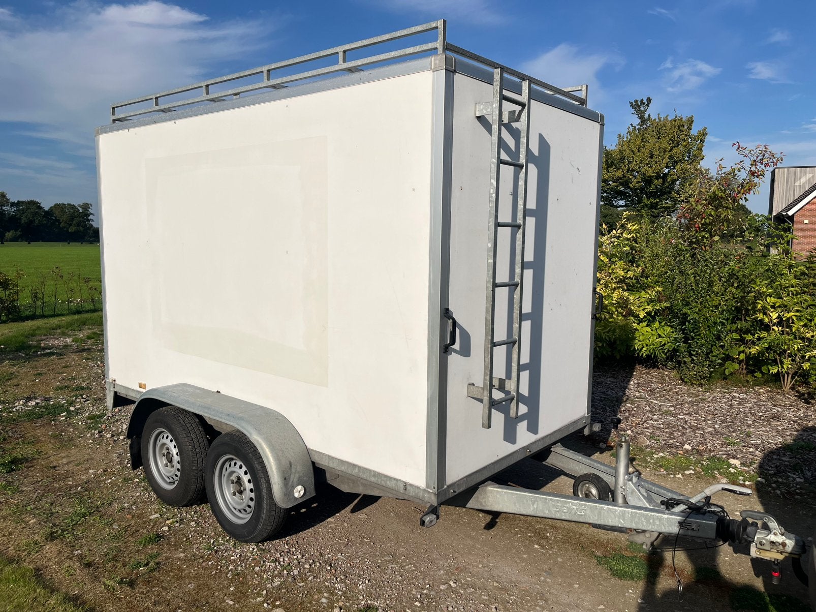 Nette gesloten aanhangwagen met imperiaal | 300x150x180 |, Ophalen, Gebruikt