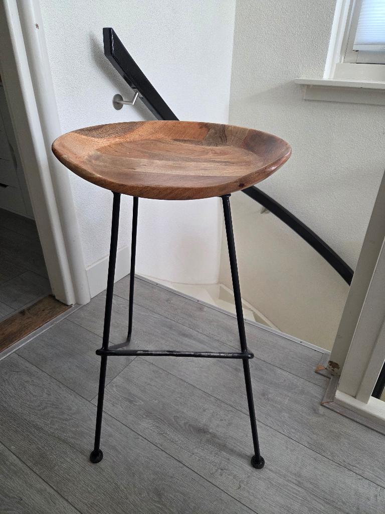 Barkruk, 1 kruk, Ophalen, Gebruikt, 60 tot 90 cm