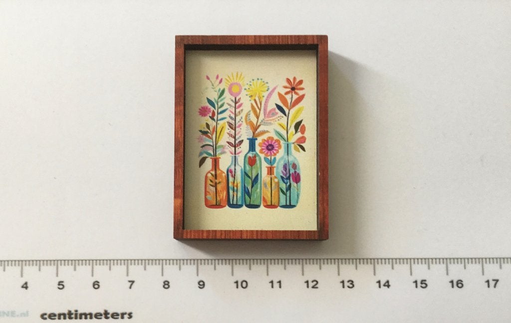Poppenhuis miniaturen schilderij 305, Ophalen of Verzenden, Nieuw, Poppenhuis
