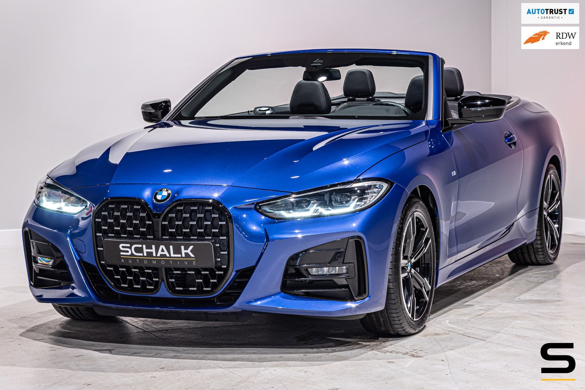 BMW 4-serie Cabrio 420i High Executive|M-sport|Leder|Cam, Auto's, BMW, Automaat, 1998 cc, Zwart, Cabriolet