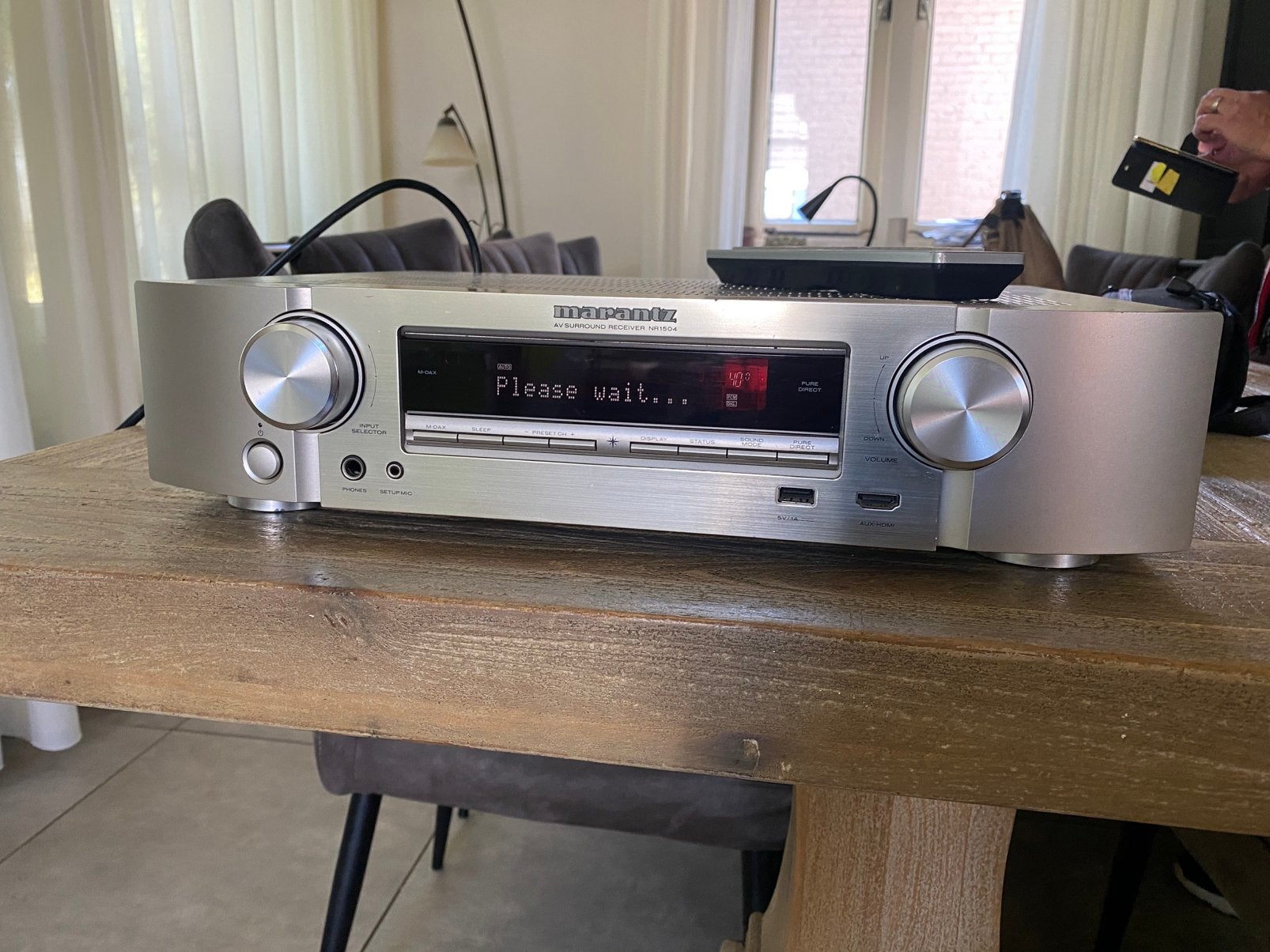 Marantz NR1504 netwerk receiver met afstandsbediening, Ophalen of Verzenden, Gebruikt, Overige merken