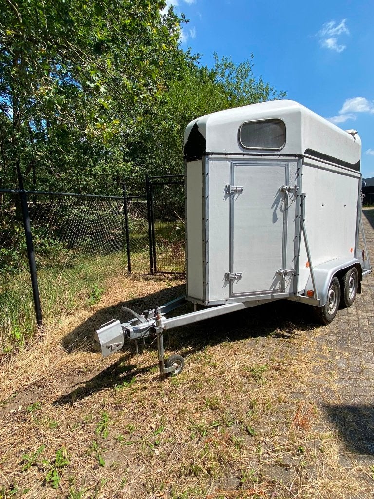 Waco 1.5 paardstrailer, Ophalen, Gebruikt, Hout, 1½-paards trailer