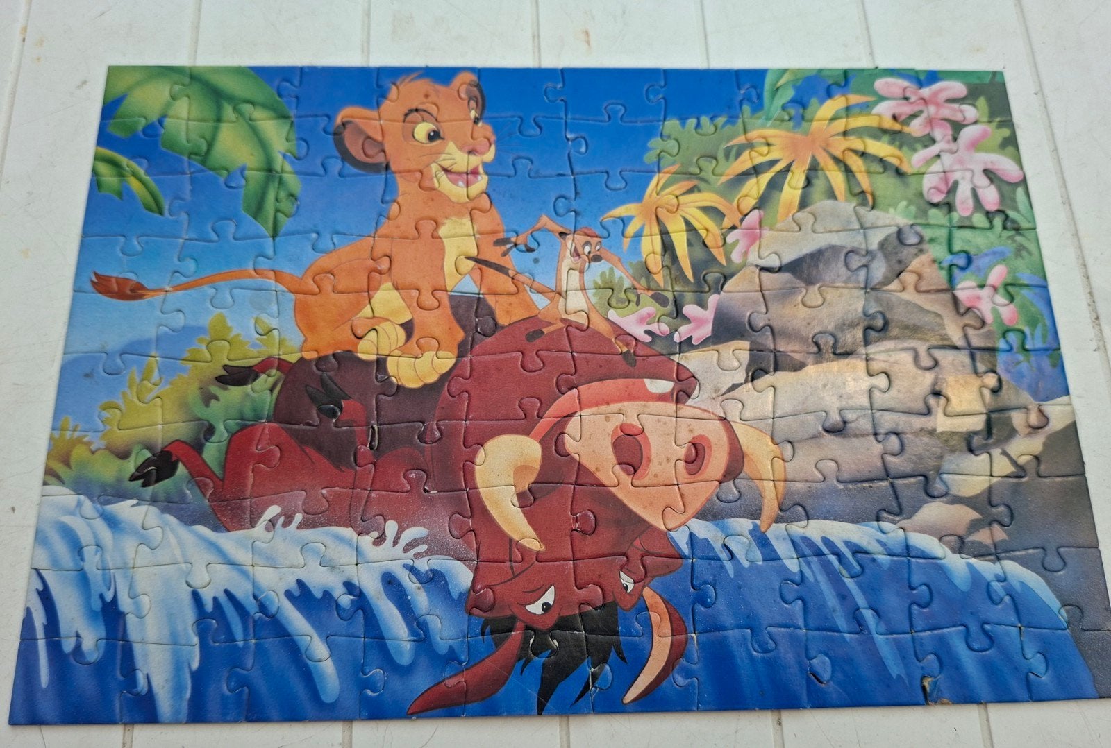 De Leeuwenkoning Schmidt Legpuzzel 100 stukjes, Ophalen of Verzenden, Minder dan 500 stukjes, Gebruikt, Legpuzzel
