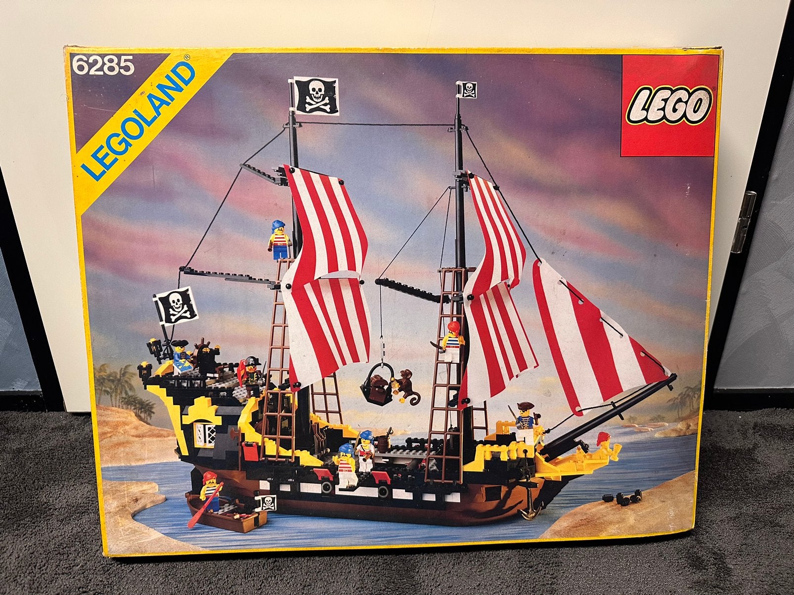 Lego Pirates 6285 Black Seas Barracuda originele doos, Ophalen of Verzenden, Gebruikt