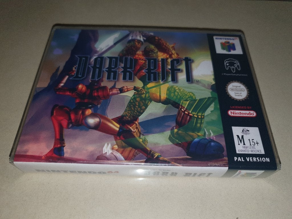 Dark Rift N64 Game Case, Verzenden, 1 speler, Racen en Vliegen, Zo goed als nieuw