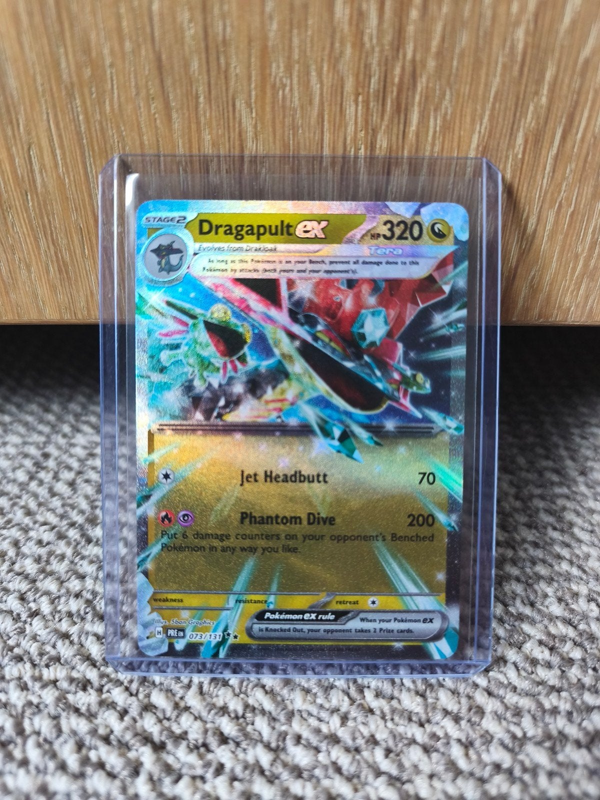 Dragapult EX 073/131 - Prismatic Evolutions - Pokemon, Ophalen of Verzenden, Zo goed als nieuw