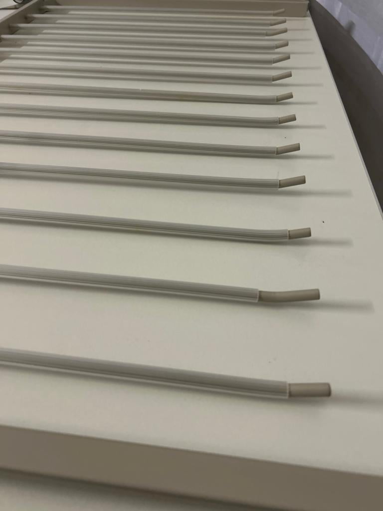 IKEA KOMPLEMENT broekhanger 90/56 cm beige/grijsbeige, Huis en Inrichting, Kasten | Kledingkasten, Ophalen, 50 tot 100 cm, Zo goed als nieuw