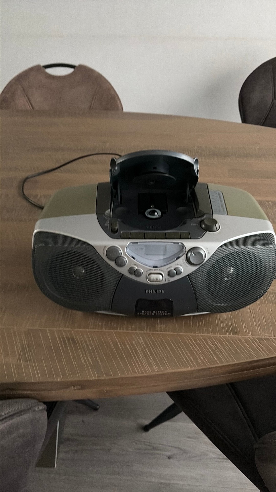 Radio cd speler met casseterecorder, Ophalen, Gebruikt