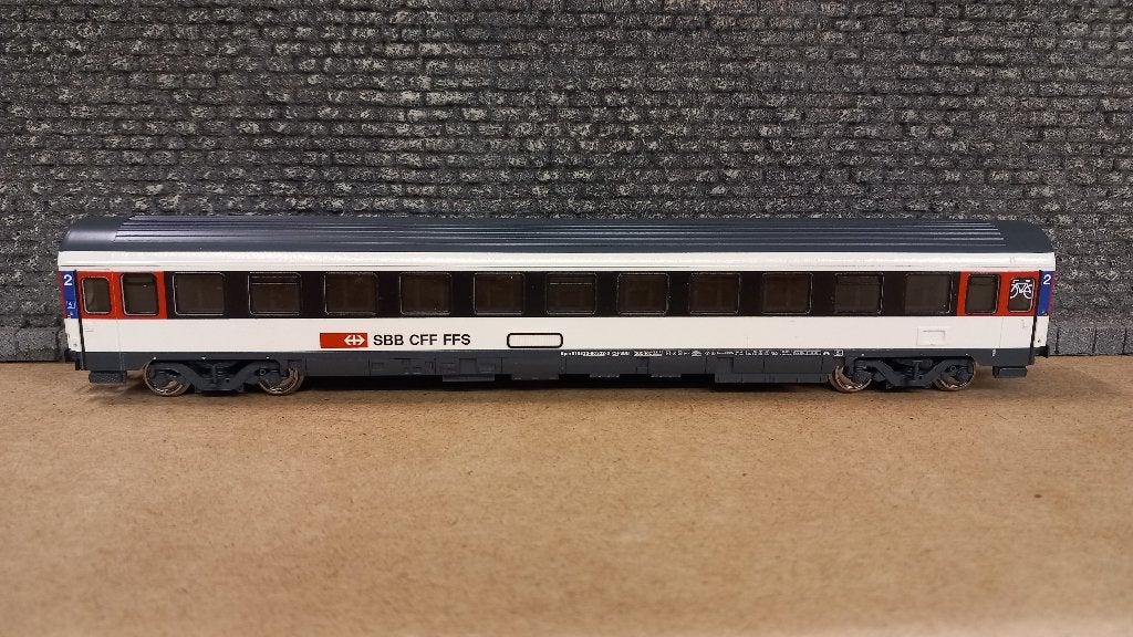 Roco 54167 SBB rijtuig 2e klas type Bpm, tijdperk VI | H0, Gelijkstroom, Ophalen of Verzenden, Roco, Nieuw