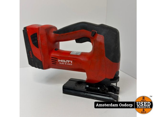 Hilti SJD 6-A22 Decopeerzaag | 2xB22 accu + lader | Netjes, Hilti, Zo goed als nieuw, Support@hilti.com, Hilti Corporation, Feldkircher Strasse 100, 
9494 Schaan
Liechtenstein
