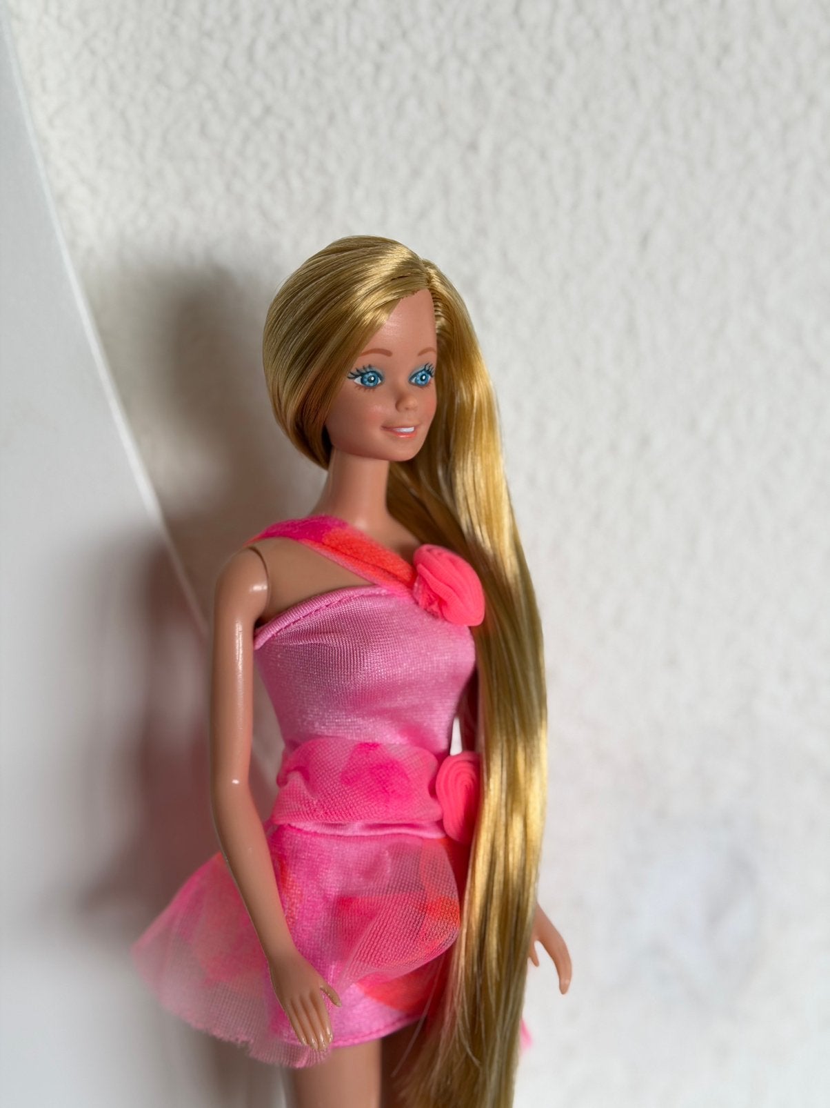 My first Barbie 1981 met rerooted haar en vintage jurkje, Ophalen of Verzenden, Zo goed als nieuw, Barbie