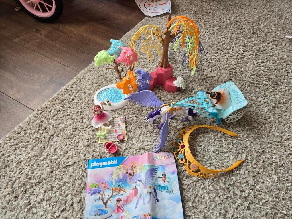 Playmobil Magic Eenhoorn Kasteel Set 71246, Ophalen, Zo goed als nieuw