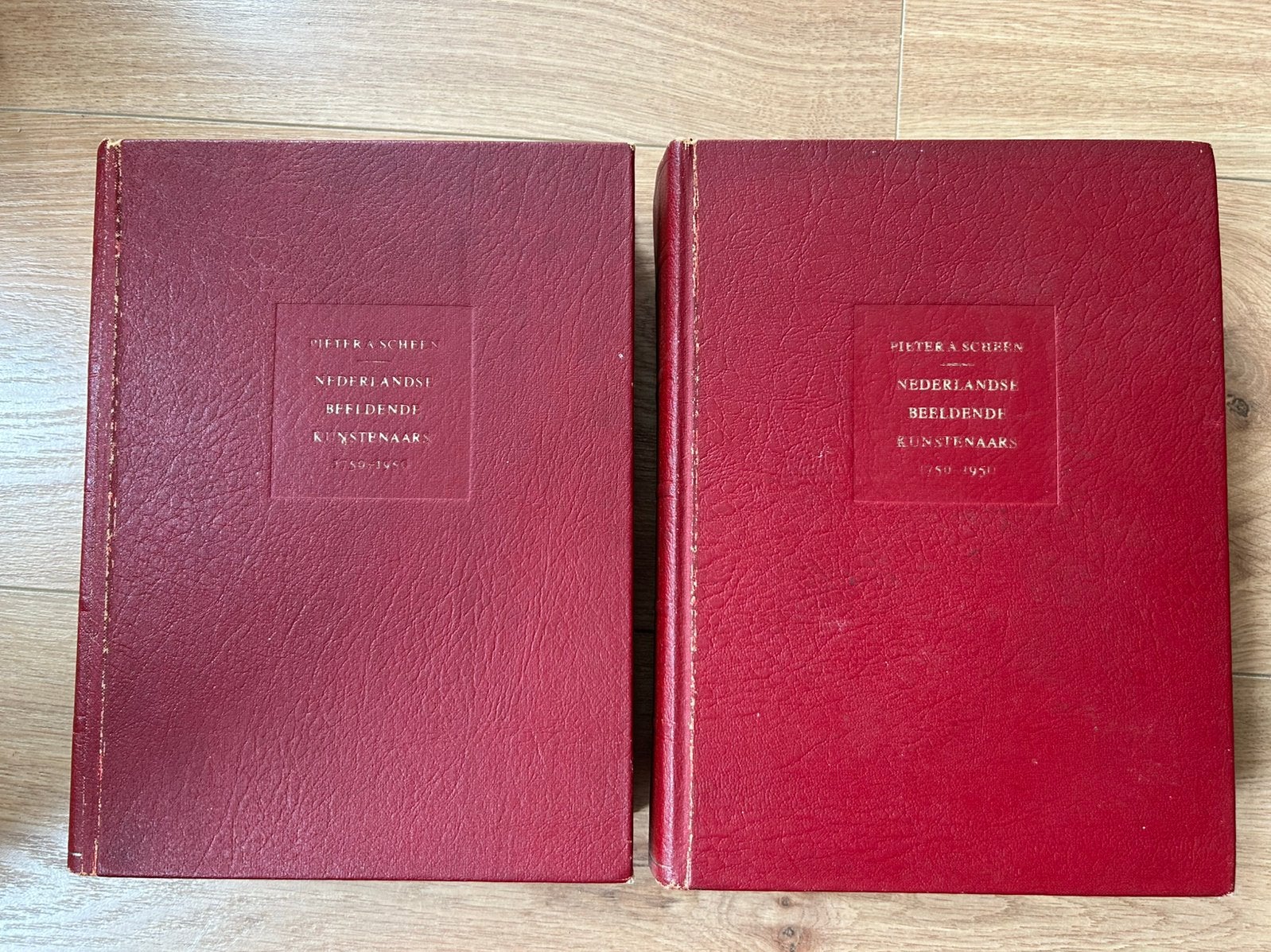 2x boek Lexicon Nederlands beeldende kunstenaars Scheen, Ophalen, Gelezen, Overige onderwerpen