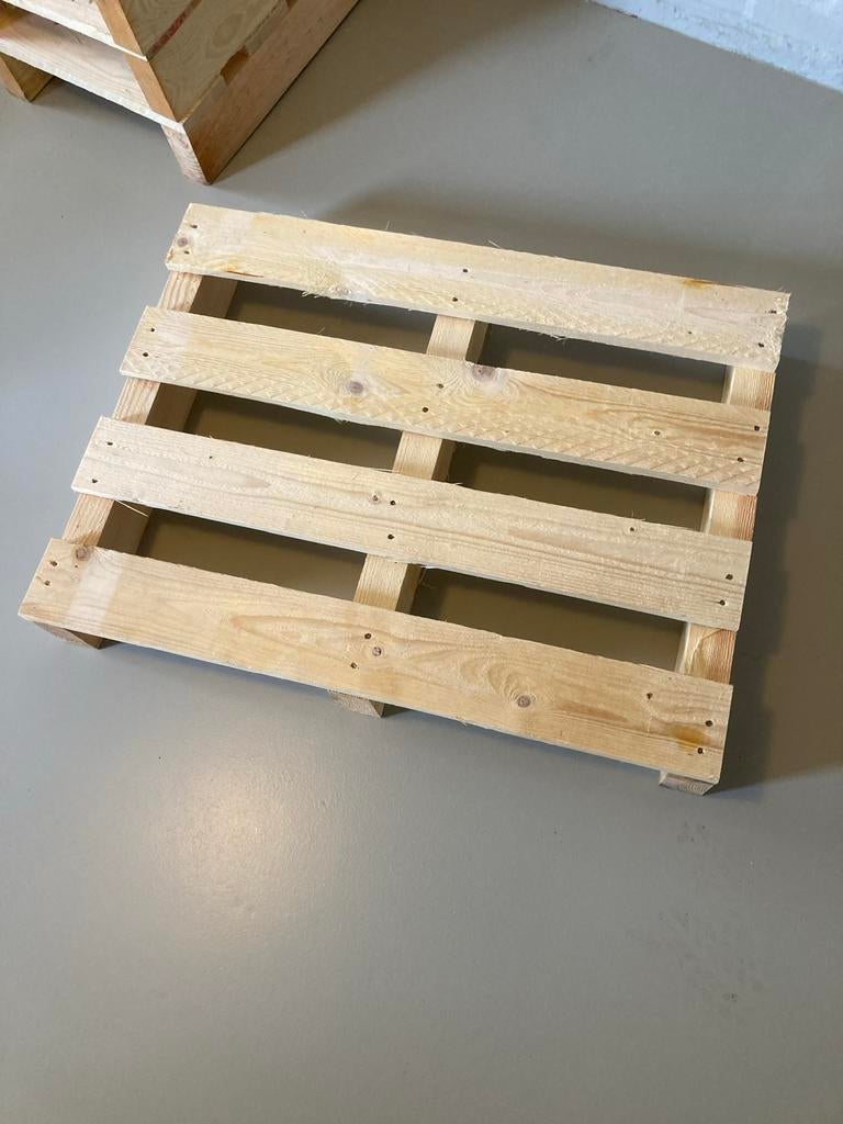 4 halve Euro pallets-nieuw, Ophalen, Nieuw, Steigerhout, 50 mm of meer