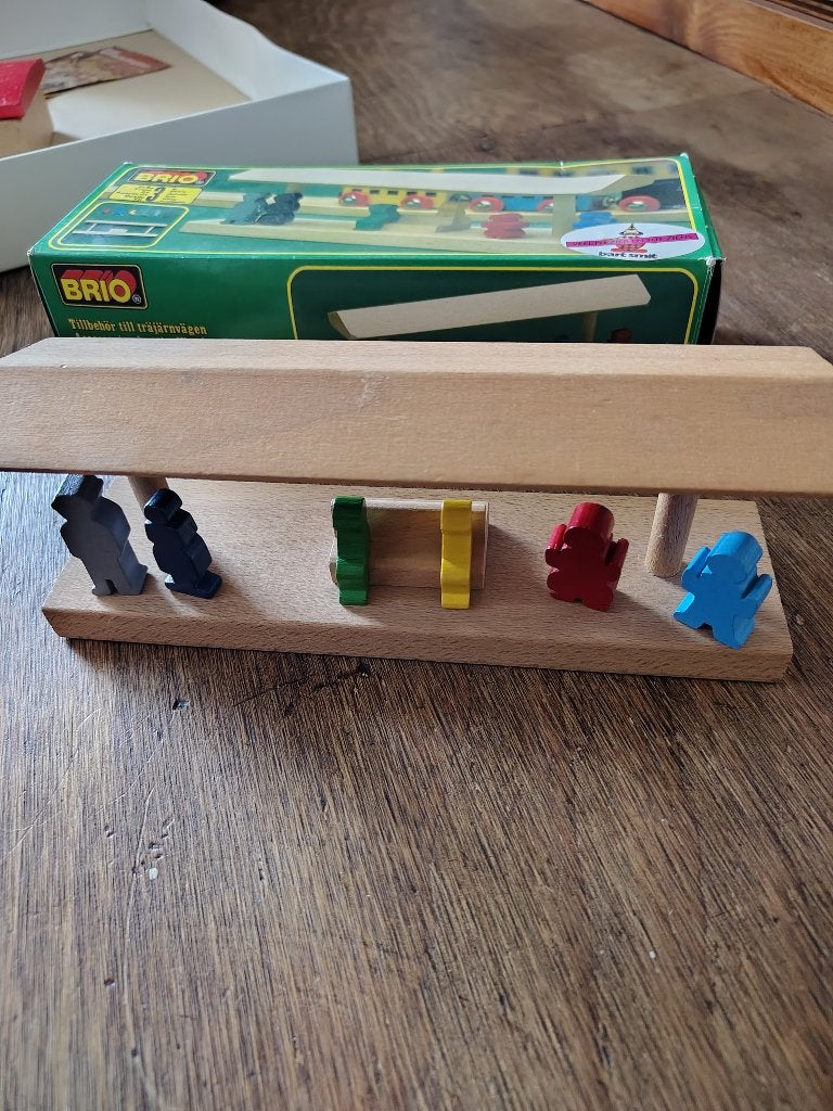 Brio houten wachthuisje in doos, Ophalen of Verzenden, Gebruikt