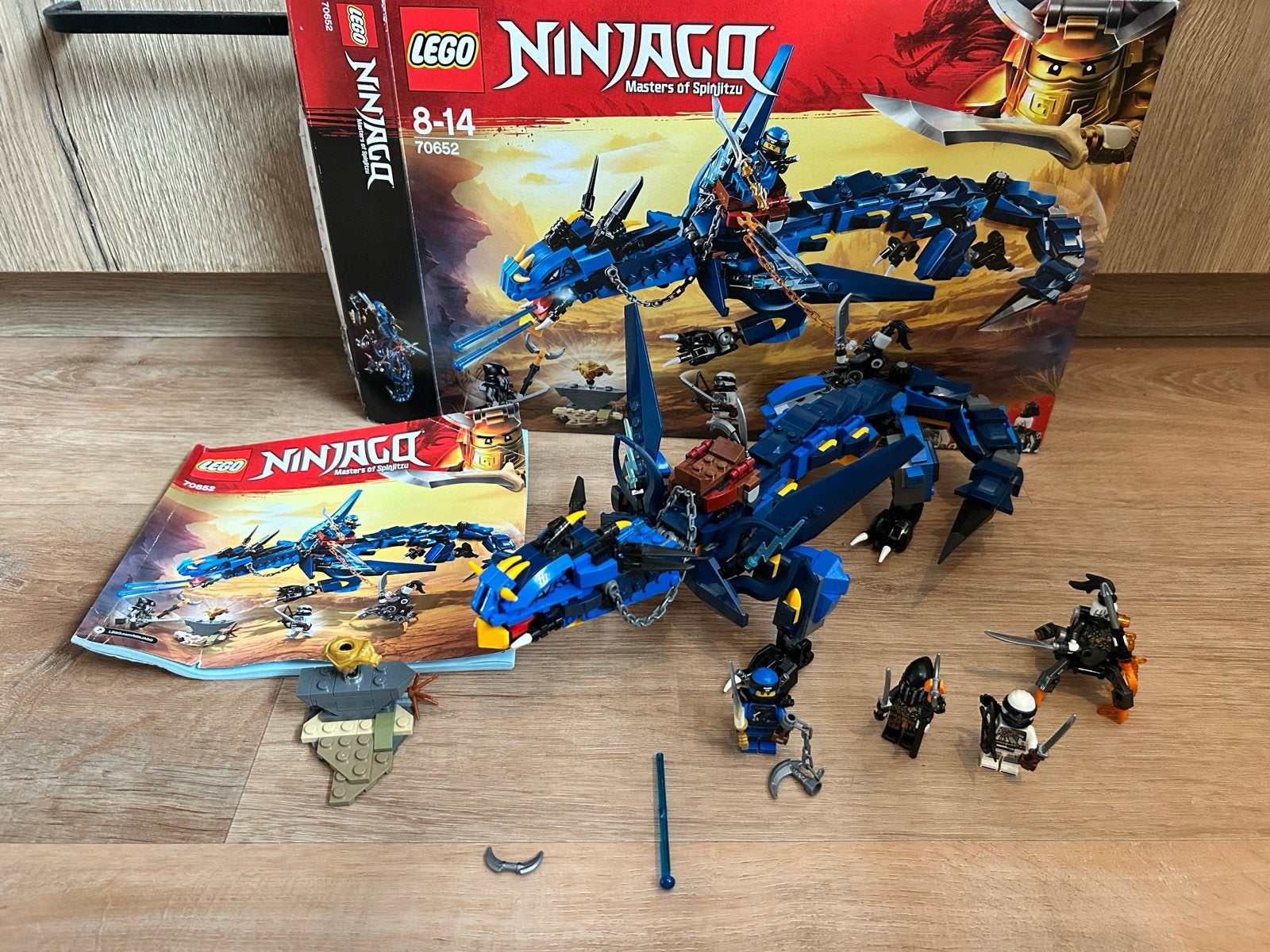 Lego Ninjago 70652 Jay ‘s blauwe draak.  Met doos en boekje, Ophalen of Verzenden, Zo goed als nieuw