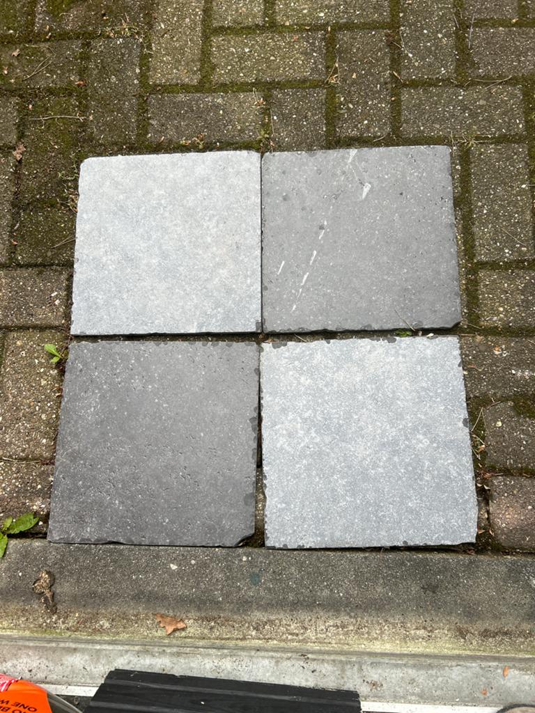 Gratis Gres porcellanto vloerteges, Doe-het-zelf en Verbouw, Tegels, Ophalen, Keramiek, Minder dan 20 cm, Zo goed als nieuw