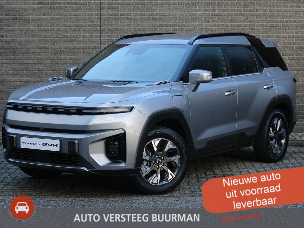KGM Torres EVX Platinum 73.4 kWh Lederen bekleding met stoel, Auto's, Overige Auto's, 12 maanden, Zwart, Origineel Nederlands