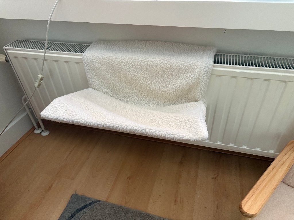 Kattenmand voor de radiator/verwarming met wollen deken, Ophalen of Verzenden, Nieuw