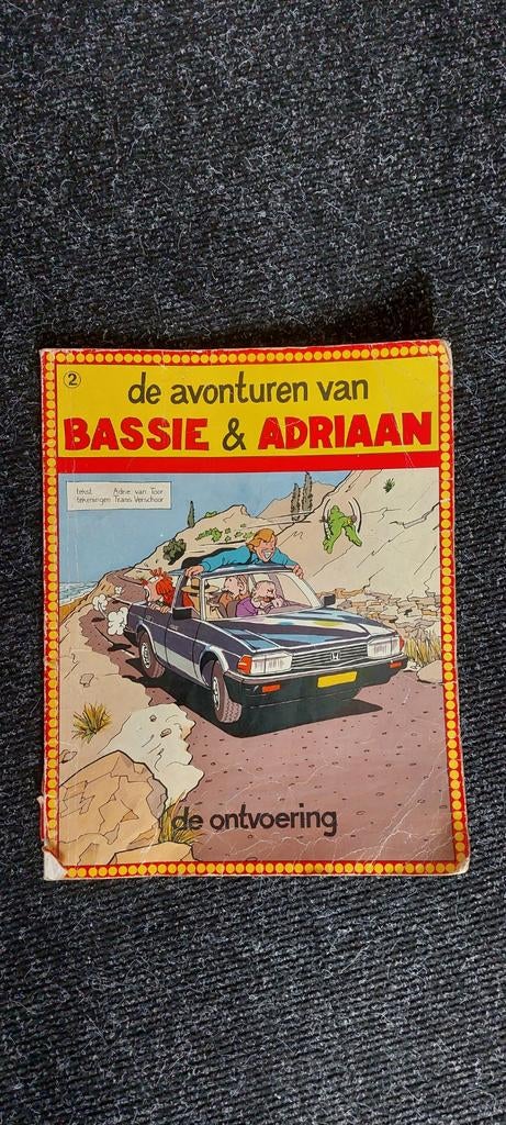 Bassie & Adriaan - De Ontvoering (gesigneerd), Eén stripboek, Ophalen of Verzenden, Gelezen, Bassie & Adriaan