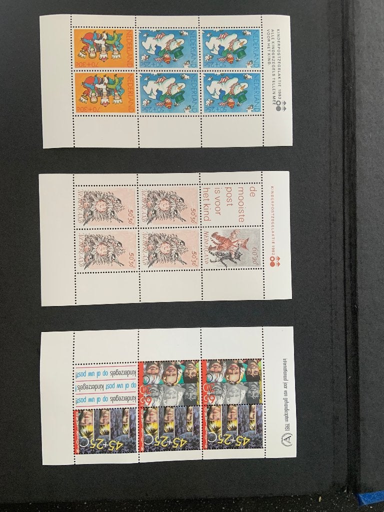 BLOKKEN KINDERPOSTZEGELS (POSTFRIS) € 1,00 per stuk, Ophalen of Verzenden, Na 1940, Postfris