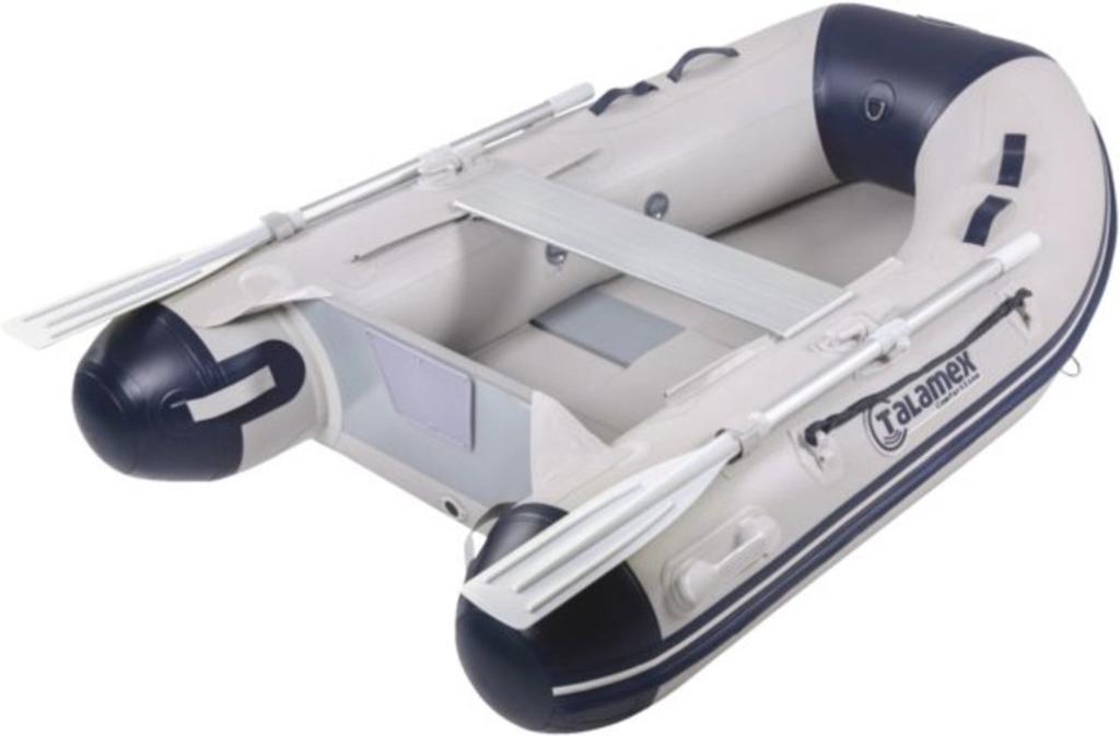 Talamex TLS200 rubberboot incl. Yamaha M12 e-motor en accu, Ophalen, Gebruikt, Buitenboordmotor, Talamex