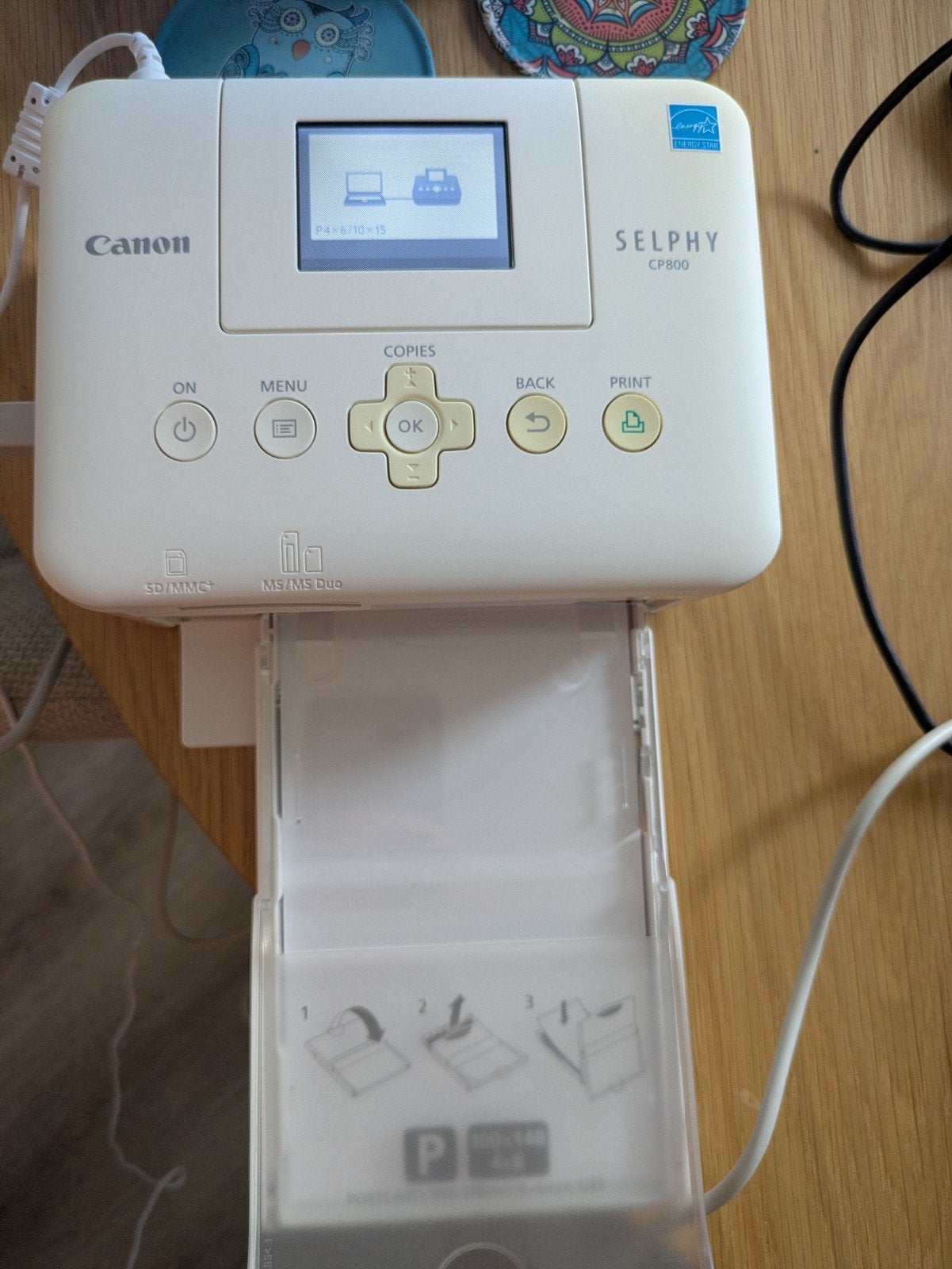 Canon SELPHY CP800 Compacte Fotoprinter met accessoires, Fotoprinter, Canon, Kleur printen, Zo goed als nieuw