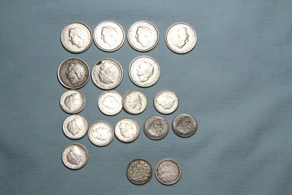 Wilhelmina Kwartjes en Dubbeltjes, Ophalen of Verzenden, Koningin Wilhelmina, 10 cent